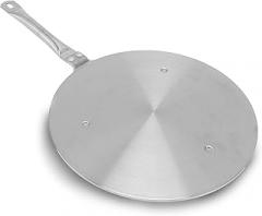 ANRKOYU Heat Diffuser Plate for Gas Electronic Stove, Stainless Steel Induction Heat Transfer Plate Adapter with Handle, Use Any Cookware on Induction Stove Hob or Range