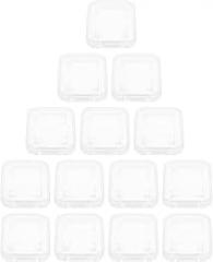 20pcs Memory Card Case Box and Card Holder Set Compact Small White Storage Organizer for Portable Protective for Travel and Electronics