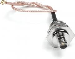 Othmro 1Pcs IPEX1 to SMA Female Pigtail Cable Coaxial RG178 Low Loss Cable,RF Coaxial Adapter Connector 5.91 inch Long M12 Power Adapter Cable for Electronic Measuring Instrument Brown