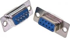 5 Pcs DB9 Female Male RS232 Socket 9-Pin Serial Port C0innector InteRIFace Welding Plate Wire Type Metal Shell DR9 Replacement for OEM New 2026 High for Reliable Electronic Component