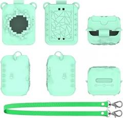 Silicone Case for Bitzee Magicals Digital Pet Game Machine, Silicone Protective Case Skin Sleeve for Bitzee Virtual Electronic Pets Accessories (Green)