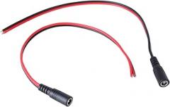 Multi Use 18AWG DC5521 Line Double Colored Power Supply Cable with 5.5x2.1 Connectors for Electronic Enthusiasts