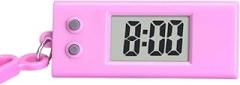 HUIFACAI Electronic Watch Keychain Portable Pocket Sized Digital Clock Keyring Accurate Time Display Clock Student Supplies