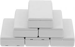 Homoyoyo 6pcs Hidden Money Container Discreet Electronic Junction Box for Cash Jewelry Valuables Portable Plastic Storage Safe Small Gray-white