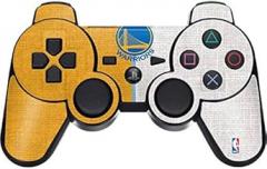 Skinit Decal Gaming Skin for PS3 Dual Shock Wireless Controller - Officially Licensed NBA Golden State Warriors Canvas Design