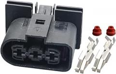 Electronic Fan Plug DJ70328-6.3-11/21 Radiator Plug Waterproof Connector Sheath (Color : Female Head)