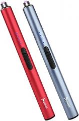 SUPRUS Electric Lighter Arc Windproof Flameless USB Rechargeable Lighter with Safety Lock