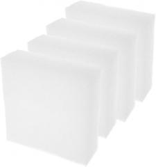 Lurrose 4pcs Flexible Foam Inserts for Packing and Crafts White Liners Multi-use Wrapping Accessories for Electronics and Glassware