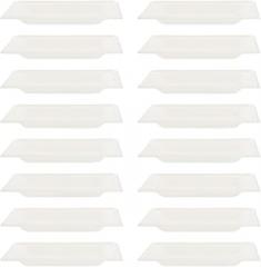 Milisten Disposable Paper Cake Plates 6-inch Square 50pcs Party Dessert Plates for Birthday and Tea Party for Appetizers and Dinner Use