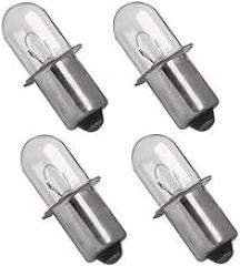 MaxLLTo 4 Pack Replacement 18 Volt Flashlight Xenon Bulb for Ryobi 18V P700 FL1800 P703 P704 Cordless Worklights