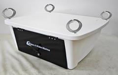 T-Top Electronic Box for Center Console Boats - Dry Storage, Lockable, Mounting Clamps Included Universal Design, Stereo, Radio, White