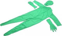 JTLB Full Body Greenman Suit, Unisex Disappearing Photography Bodysuit for Adult Men Invisible Effect (180cm)