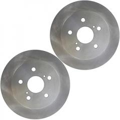 Brake Rotors Rear Pair for Toyota Camry 2018 2.5L l4 Electronic Parking Brake;Electronic Parking Brake-Exc TRD Package