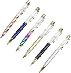 C7AB 6Pcs Retractable Ballpoint Pen Metal Office Signing Pen with Pen Clip, Refillable Write Smoohtly Business Gift Pen New 2026 High for Reliable Electronic Component, Precision, Stable Performance