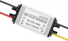 DC Step Down Transformer - Adjustable Voltage Regulator | 24V to 12V Step Down Transformer | for Automotive Truck RV Auto Electronics