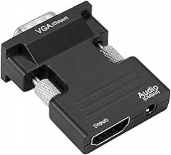 HDMI-Compatible to Adaptier with 3.5mm Audlo Cable for PC Laptop TV Box Projector HD 1080P to HDMI-Compatible Converter New 2026 High for Reliable Electronic Component, Precision, Stable Performance