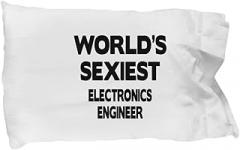 Amorfos Electronics Engineer Pillowcase - Gifts for Electronics Engineer, Perfect Electronics Engineer Appreciation Gift - Creative and Soft Pillow Case for Graduation Gift, Standard Size