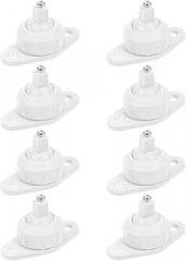 8 Pcs Universal Alarm Bracket, Universal Sensor Detector Holder for Home Security System Indoor Outdoor
