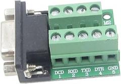 DB9 Contor Female Adapter Signals Terminal Module RS232 Serial to Terminal DIY Electronics New for Arrival 2025 High for Quality