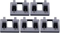 Electric Wire Welding Fixture with Anti-Slip Dual Clamps, Heat-Resistant Plastic Soldering Tool for Secure Wire Holding, Compact 60x70mm Hands- Aid for Electronics Repair (5-Pack)