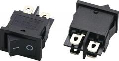 5PCS 15 * 21mm KCD1-104 Medium Sized 2-Speed 4-Foot Boat Switch Boat Shaped Rocker Power Switch 6A 250V AC10A 125V AC