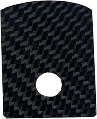 WLKE Carbon Fiber Electronic Parking Button Cover Trim for Maserati GranTurismo 2008-2017