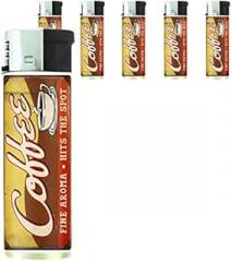 Electronic Lighter Set of 5 Pieces D-248 Coffee Fine Aroma Hits The Spot