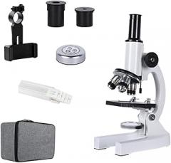 Lab Microscope Accessories 640X 1280X 2000X Biological Microscope Monocular Holder Electronic Eyepiece(Package5(40X-640X))