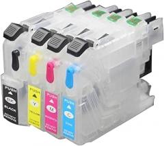Refillable Ink Cartridge with ARC Chip for Brother MFC-J460DW J480DW J680DW J880DW J885DW MFC-4320DW MFC-J485DW Printer New 2026 High for Reliable Electronic Component, Precision, Stable Performance