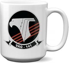 Future of Flight VAQ-141 Electronic Attack Squadron Logo 15oz Mug