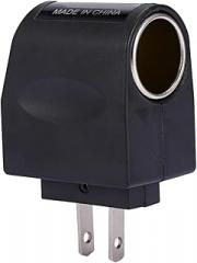 AC to DC Car Cigarette Lighter Socket Adapter Converter Cigarette Lighter Power Adapter to Wall Plug for Small Car Electronics