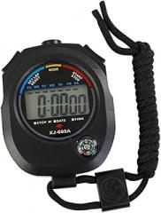 1Pc Professional Electronic Stopwatch Timer Multi Function Movement Timer for Outdoor Sports Lightweight Durable Weather Resistant Design Accurate Split Measurement