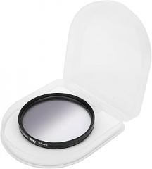 Tbest Junestar 67mm Camera Lens Filter Graduated Color Optical Glass Multi Layer Coating Oil Proof Scratch for Fuji (Gradient Gray)
