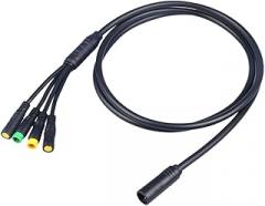 Extension Cable 1m EB-BUS Wiring For 1T4 Cable Harness Mid-Drive Motor Kits BBS01 S02 Bike Accessories