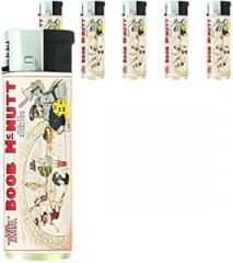 Refillable Electronic Lighter Set of 5 Pieces D-069 Musical Comedy Surprise Boob McNutt Startling Novelties