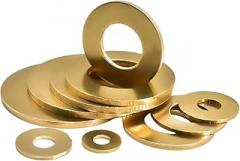 M1.6 | Flat Brass Washer O Ring Solid Brass Gaisket Shim Copper Metal Meson Pad SpAccer M2 M3 M4 M5 M6 M8 M10 M12 M14 M16 M18 M20 New 2026 Replacement for OEM Electronic Component