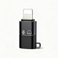 for DJI Mic Mini Type C to Port Adapters Fast Charging Data Sync, USB C Adapter for iPhone 14 13 12 11 Smartphone/PC/Mac Connector Accessories Wireless Microphone Receiver (1 Pack)