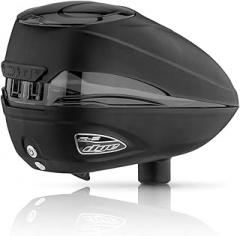 Dye R2 Electronic Paintball Loader – Adjustable 200/260 Paintball Capacity, Rapid Release Lid, Reload Alert System & High-Speed Feed for .68 Cal Markers