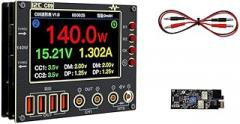 Advanced C09 Waveform Ammeter with Triple Display and Dual Channel Voltage/Current Monitoring, 4.0