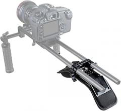 Shoulder Pad Strap with 15mm Dual Rod Clamp for DSLR Camera Camcorder Shoulder Rig Support System Accessories