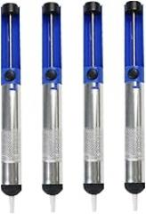 Desoldering Pump 4pcs Manual Desoldering Tool Solder Flux Vacuum Pen for Electronics Handheld Soldering Tool