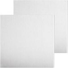 2Pcs C7701 White Copper Sheets, 0.1x100x100mm Thickness Nickel Silver Sheets, Cupronickel Zinc Alloy Sheets - Corrosion Resistant, Machinable - for Craft Electronics Jewelry