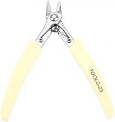 Mini 5 Stainless Steel Diagonal Cutting Plier with Anti Skid Handle, Ideal for Precise Electronic Shear