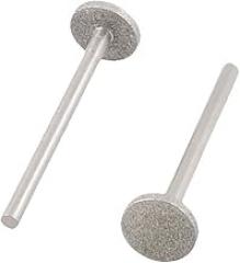 12mmx2mmx3mm Round Grinder Accessories Flat Nailhead Diamond Mounted Points Polisher Cutoff Wheels 4 Pcs