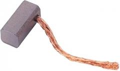 Small Electric Motor Carbon Brushes, 100pcs Carbon Brushes Replacement Parts with Low Noise, Little Friction Spark for Car Electronic Fan Motor J435A