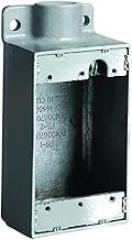 Killark FS-3M Fs Series Fittings, Iron, Fs Type Cast Device Box, Shallow, Dead End, Hub Size 1