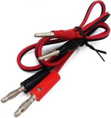 KICHOUSE Alligator Clip Cable Banana to Alligator Lead Red Black Test Lead for Electronics