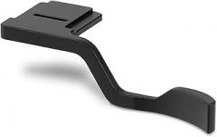 Haoge THB-XT30B Metal Hot Shoe Thumb Up Rest Hand Grip for Fujifilm XT50 Fuji X-T10 X-T20 X-T30 XT10 XT20 XT30 II Camera Black