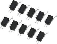 DECHOUS 10Pcs Micro Limit Switch with Lever for Appliances and Electronics Momentary Push Button Design for Home and Business Use