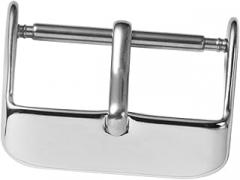 5pcs Stainless Steel Watchband Clasp Watch Band Clasp Watch Band Buckle Watchband Buckle, 1.6X0.4cm, Silver